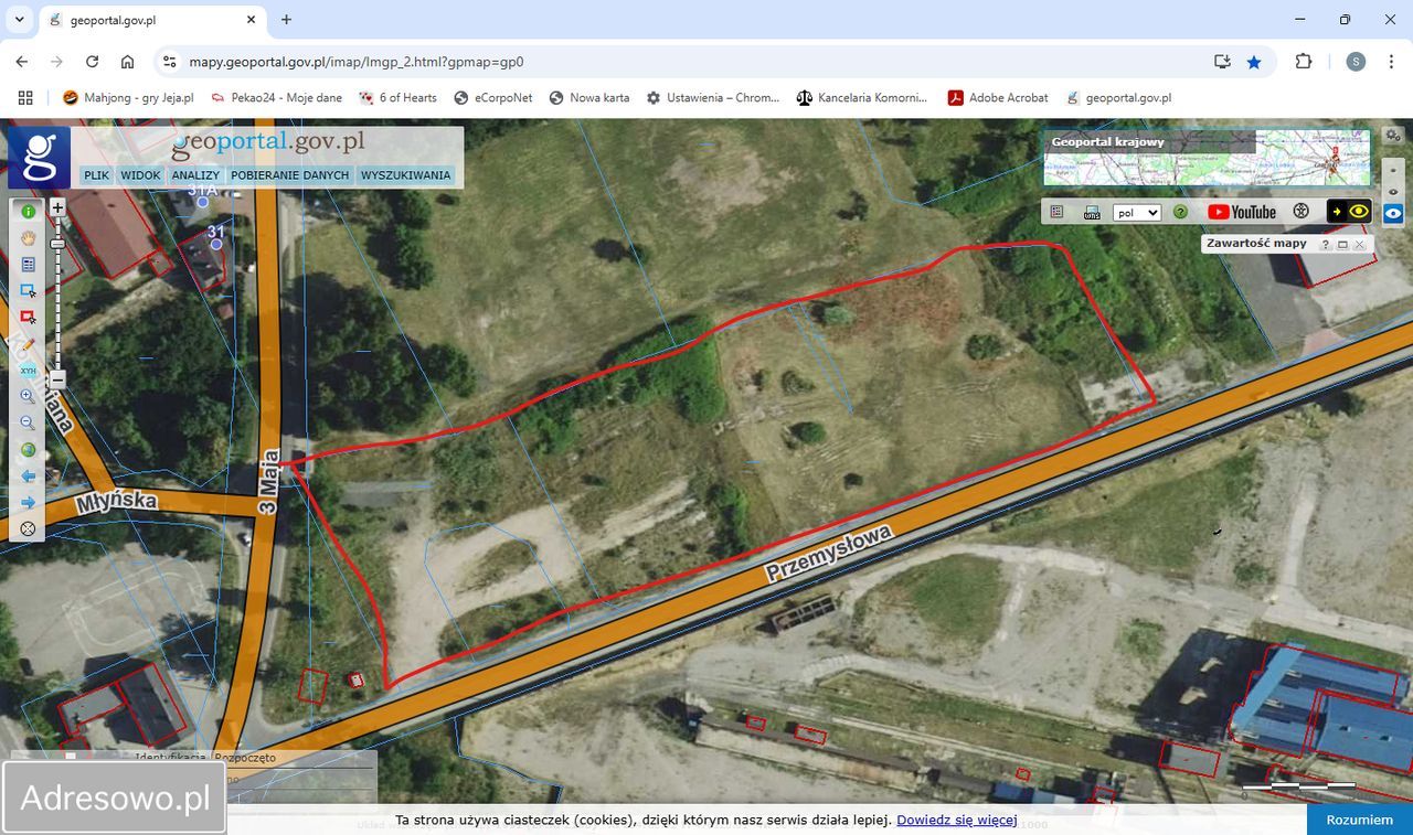 Działka inwestycyjna Czerwionka-Leszczyny, ul. Przemysłowa. Zdjęcie 3