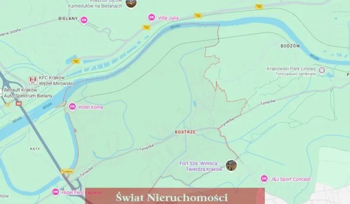 Działka budowlana Kraków Kostrze