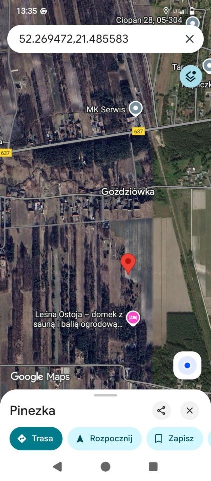 Działka budowlana Goździówka