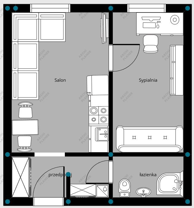 Mieszkanie 2-pokojowe Wrocław Stare Miasto, ul. Legnicka. Zdjęcie 8