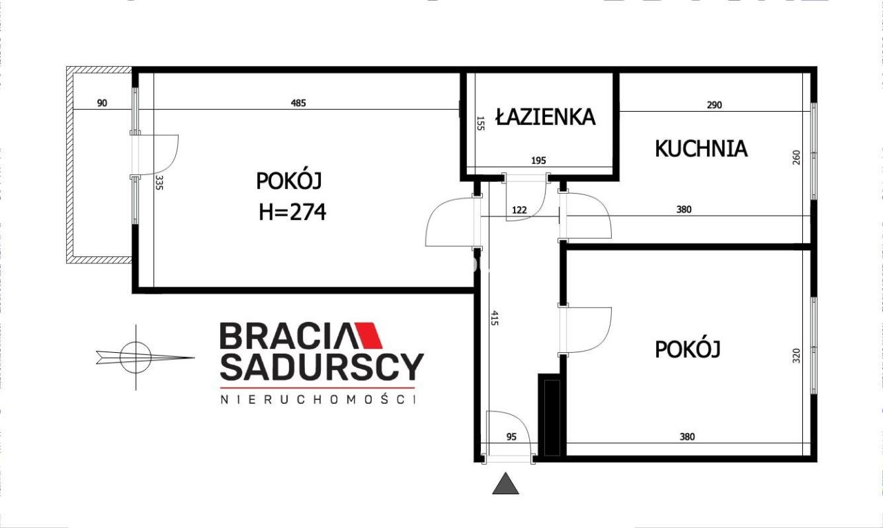 Mieszkanie 2-pokojowe Kraków Prądnik Czerwony, ul. Zaułek Wileński. Zdjęcie 21