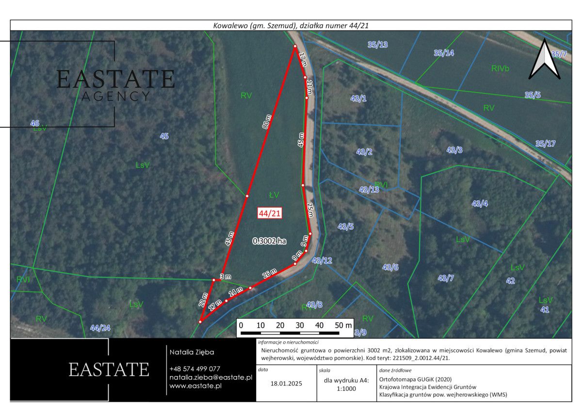 Działka budowlana Kowalewo, ul. Na Zagajnik. Zdjęcie 1