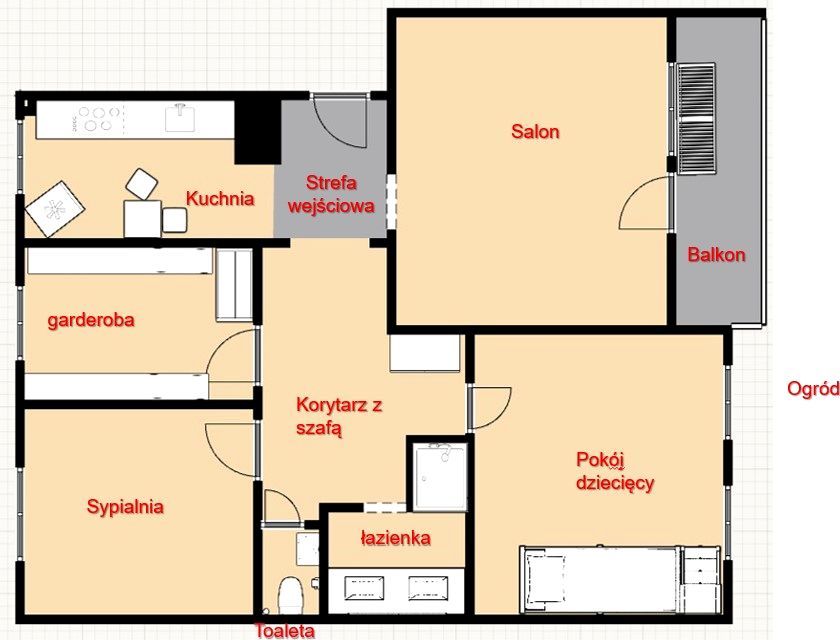 Mieszkanie 4-pokojowe Szczecin Pogodno, ul. Anny Walentynowicz. Zdjęcie 19