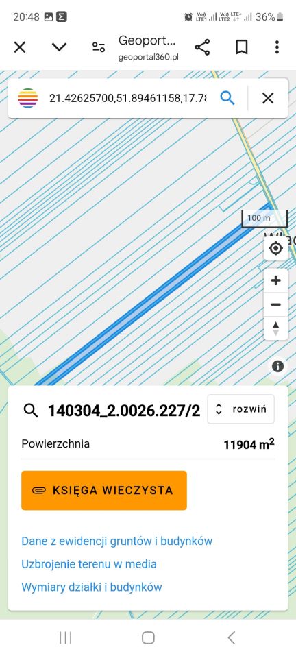 Działka inwestycyjna Wola Władysławowska. Zdjęcie 5