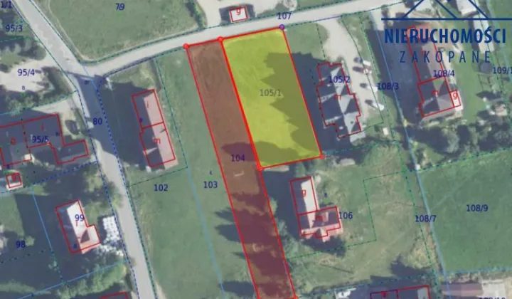 Działka budowlana Murzasichle, ul. Budzowa