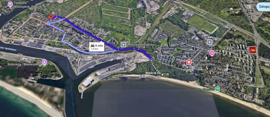 Mieszkanie 2-pokojowe Gdańsk Nowy Port, ul. ks. Mariana Góreckiego. Zdjęcie 5