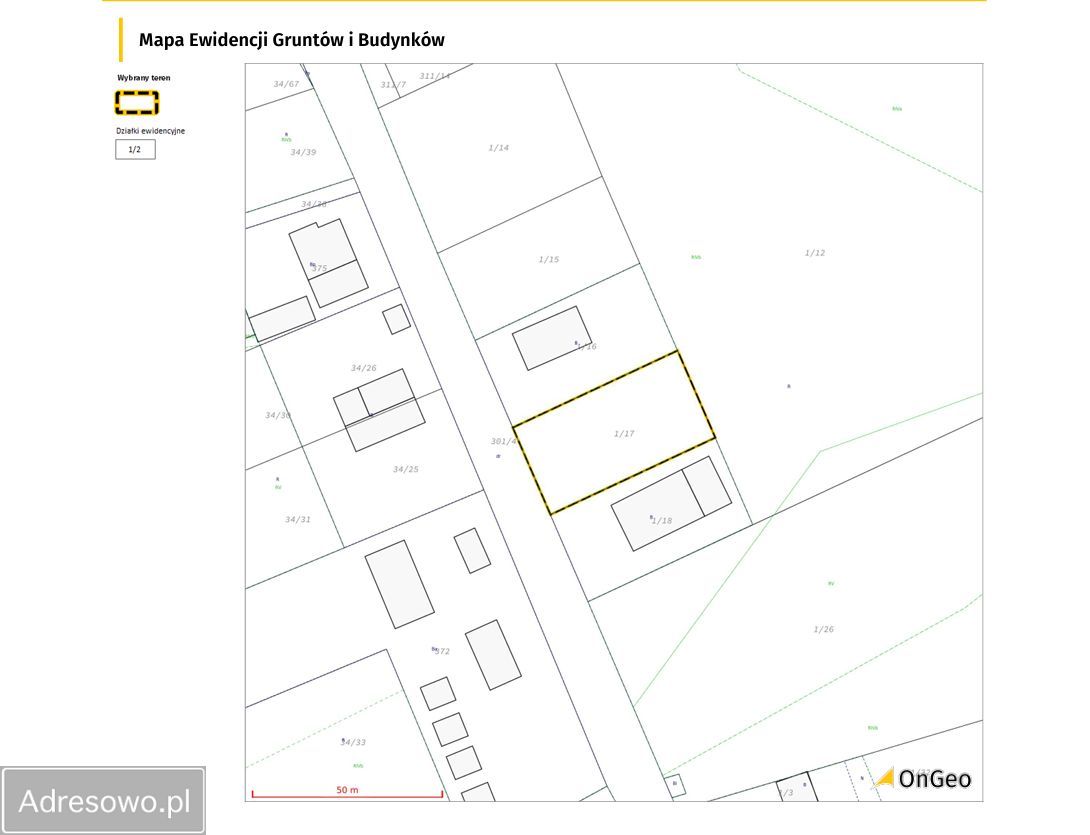 Działka budowlana Dobrzykowice. Zdjęcie 5