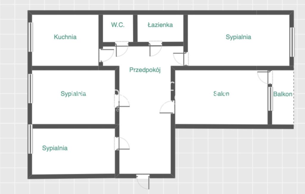 Mieszkanie 4-pokojowe Łódź Żubardź, ul. Wielkopolska. Zdjęcie 13