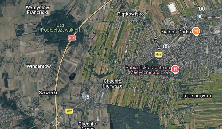 Działka rolno-budowlana Pabianice Karniszewice, ul. Podmiejska