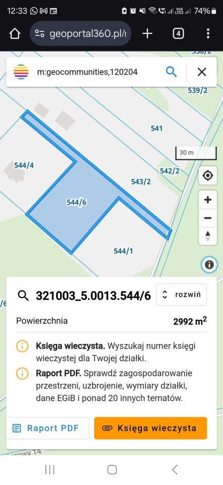 Działka budowlana Dargomyśl. Zdjęcie 2