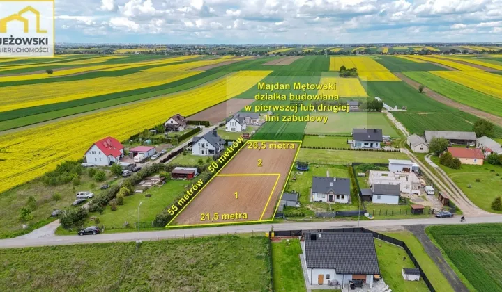 Działka budowlana Majdan Mętowski