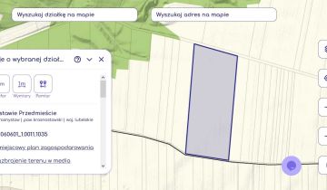 Działka rolna Zastawie-Kolonia