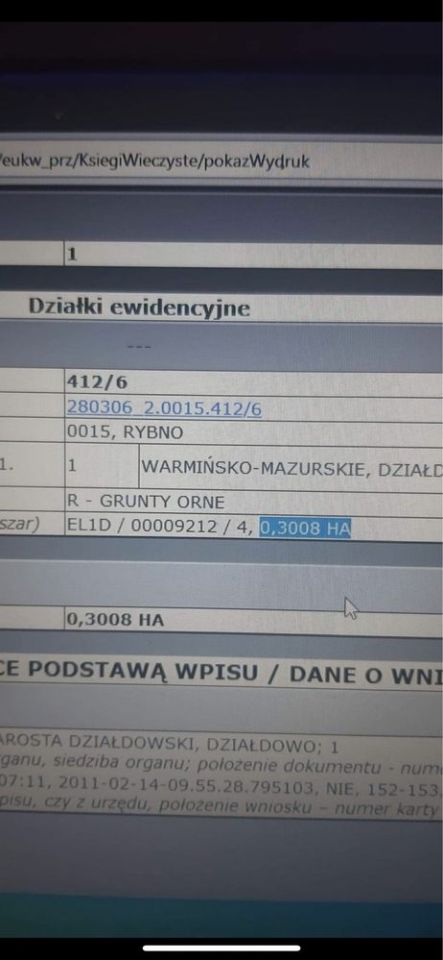 Działka rolna Rybno. Zdjęcie 4