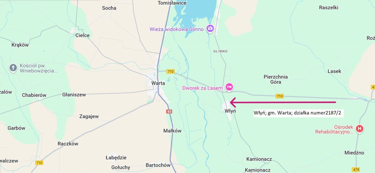 Działka budowlana Włyń. Zdjęcie 8