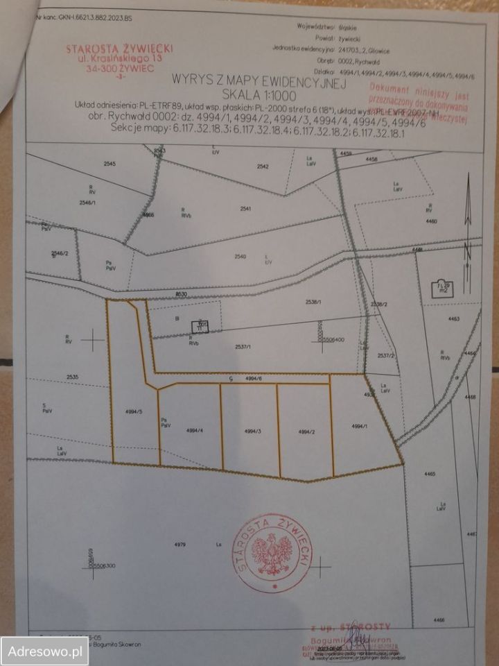 Działka rekreacyjna Rychwałd, ul. Spacerowa. Zdjęcie 11