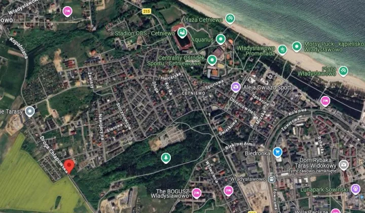 Działka inwestycyjna Władysławowo, ul. Droga Chłapowska