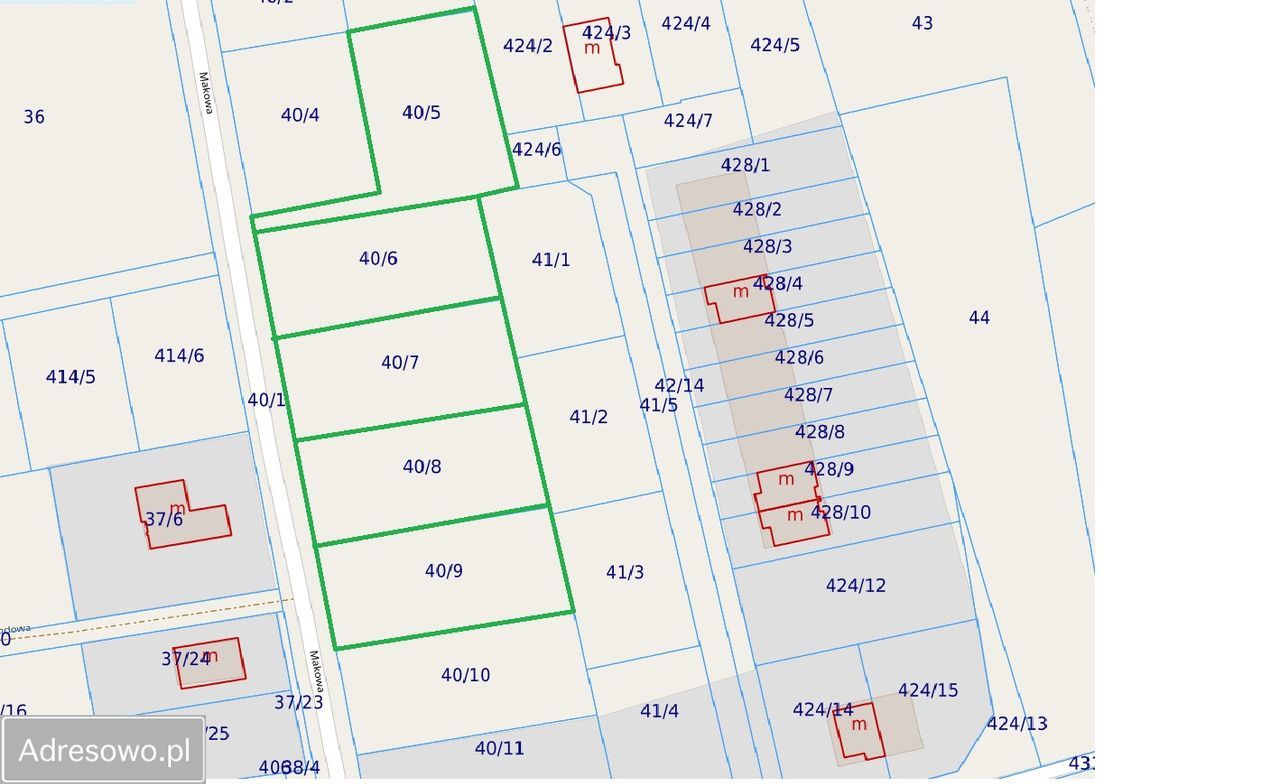 Działka budowlana Lubin Małomice, ul. Makowa. Zdjęcie 2