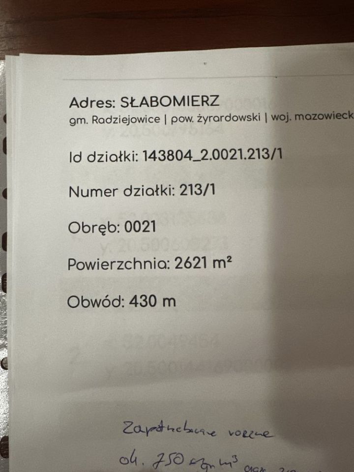 Działka rolno-budowlana Słabomierz. Zdjęcie 8