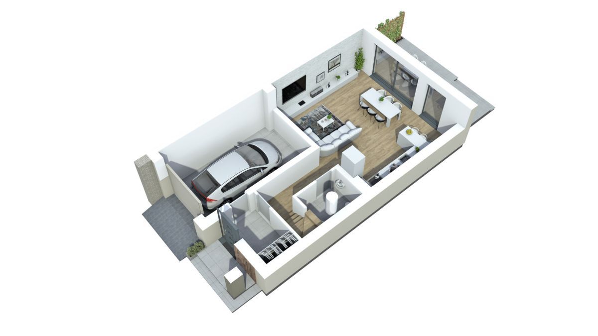 bliźniak, 4 pokoje Luzino, ul. Rumiankowa. Zdjęcie 4