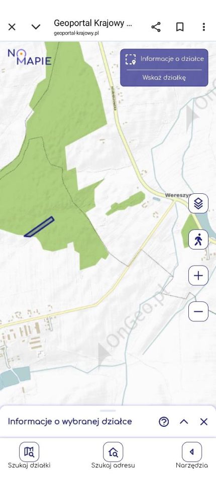 Działka leśna Wiszniów. Zdjęcie 3