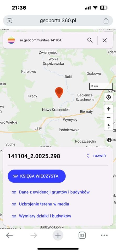 Działka budowlana Przytuły. Zdjęcie 2