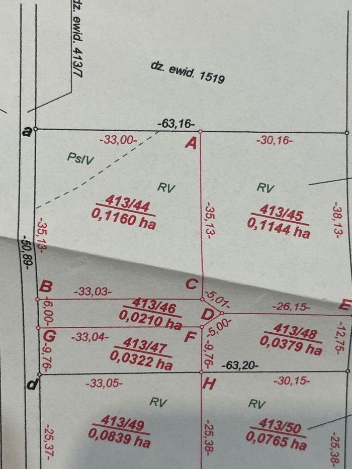 Działka budowlana Nadbiel. Zdjęcie 3
