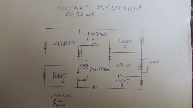 Mieszkanie 4-pokojowe Biała Podlaska, ul. Kolejowa. Zdjęcie 1