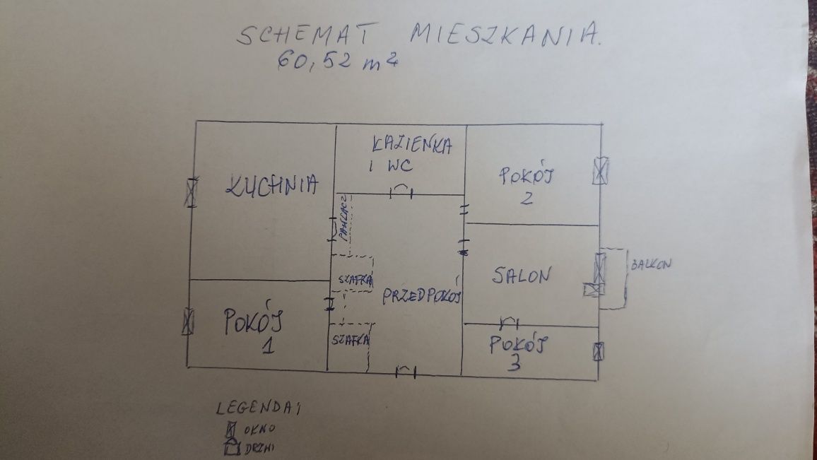 Mieszkanie 4-pokojowe Biała Podlaska, ul. Kolejowa