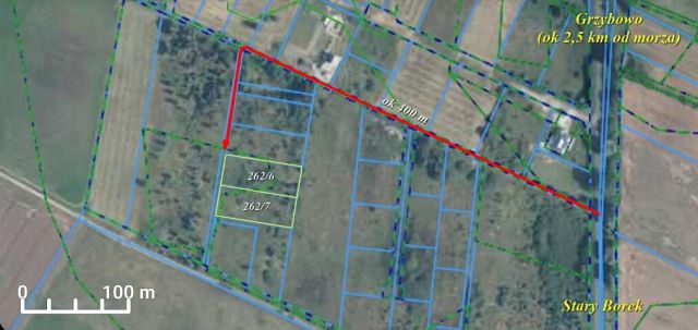 Działka budowlana Stary Borek, Spacerowa. Zdjęcie 2