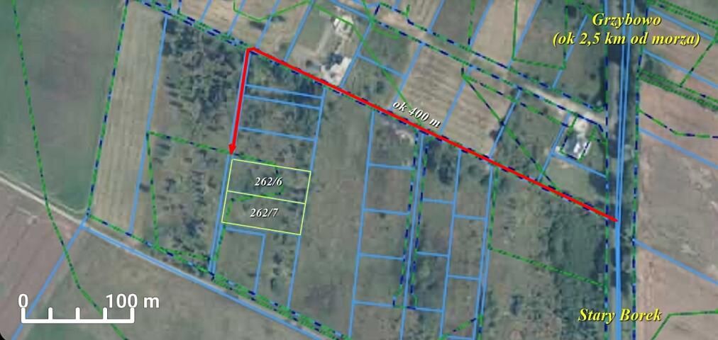 Działka budowlana Stary Borek, Spacerowa. Zdjęcie 2