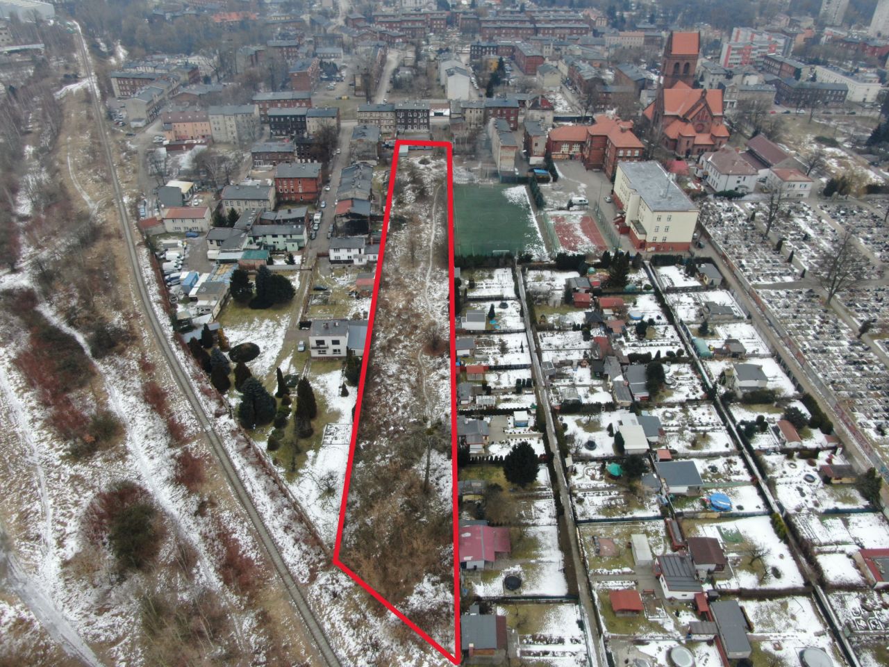 Działka budowlana Świętochłowice Chropaczów, ul. Kościelna. Zdjęcie 2