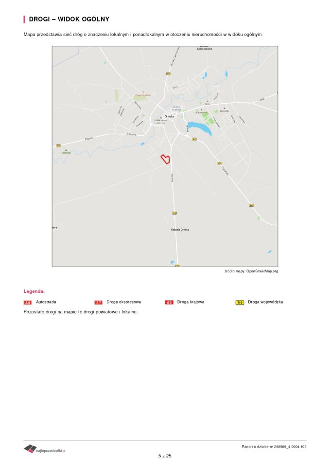 Działka rolno-budowlana Orneta, ul. Morąska. Zdjęcie 14