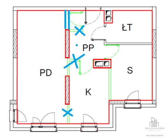 Mieszkanie 2-pokojowe Wrocław Kleczków, ul. Zakładowa. Zdjęcie 12