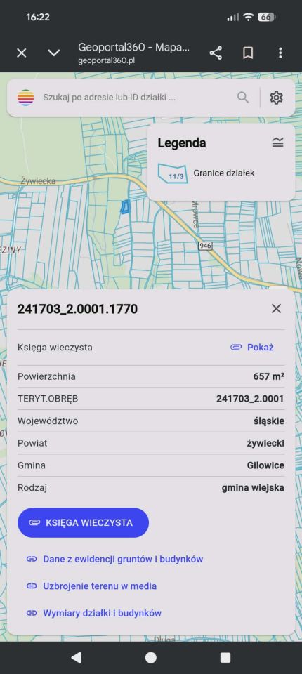 Działka budowlana Gilowice Stara Karczma, ul. Stasińce. Zdjęcie 2
