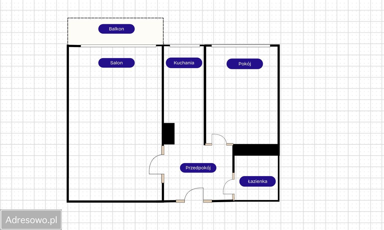 Mieszkanie 2-pokojowe Tychy, ul. Feliksa Konecznego. Zdjęcie 3