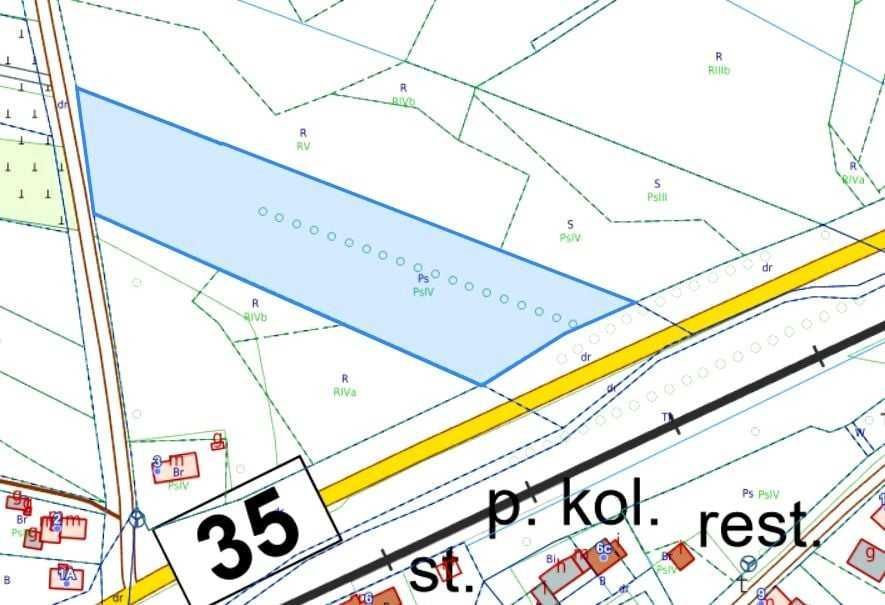 Działka inwestycyjna Szczepanów. Zdjęcie 6