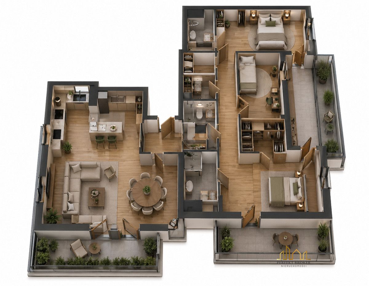 Mieszkanie 4-pokojowe Lublin Rury, ul. Filaretów. Zdjęcie 1