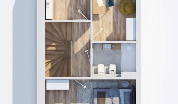 bliźniak, 5 pokoi Jagodowo osada leśna