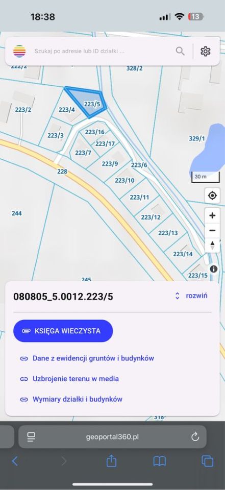 Działka budowlana Ługów. Zdjęcie 5