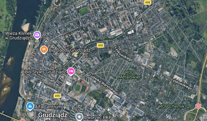 Działka rod Grudziądz, ul. Kochanowskiego