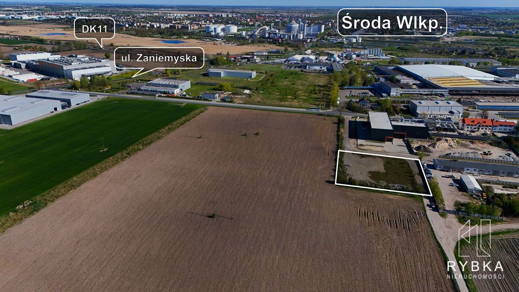 Działka Środa Wielkopolska, ul. Spadochronowa. Zdjęcie 6