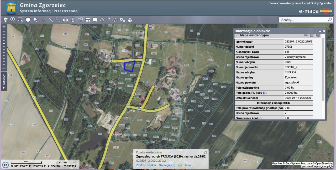 Działka budowlana Trójca. Zdjęcie 3