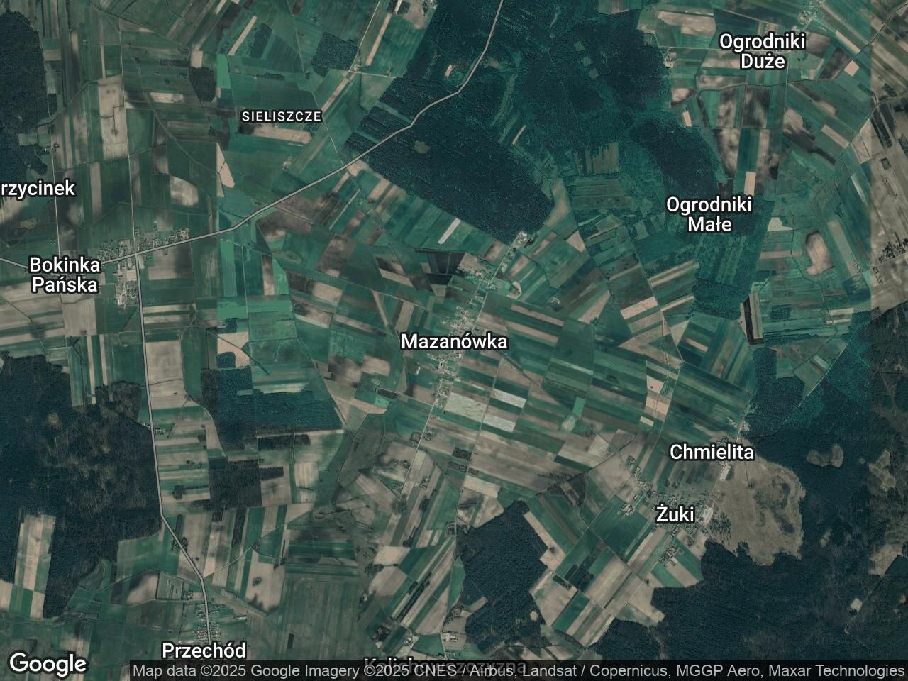 Działka leśna Mazanówka