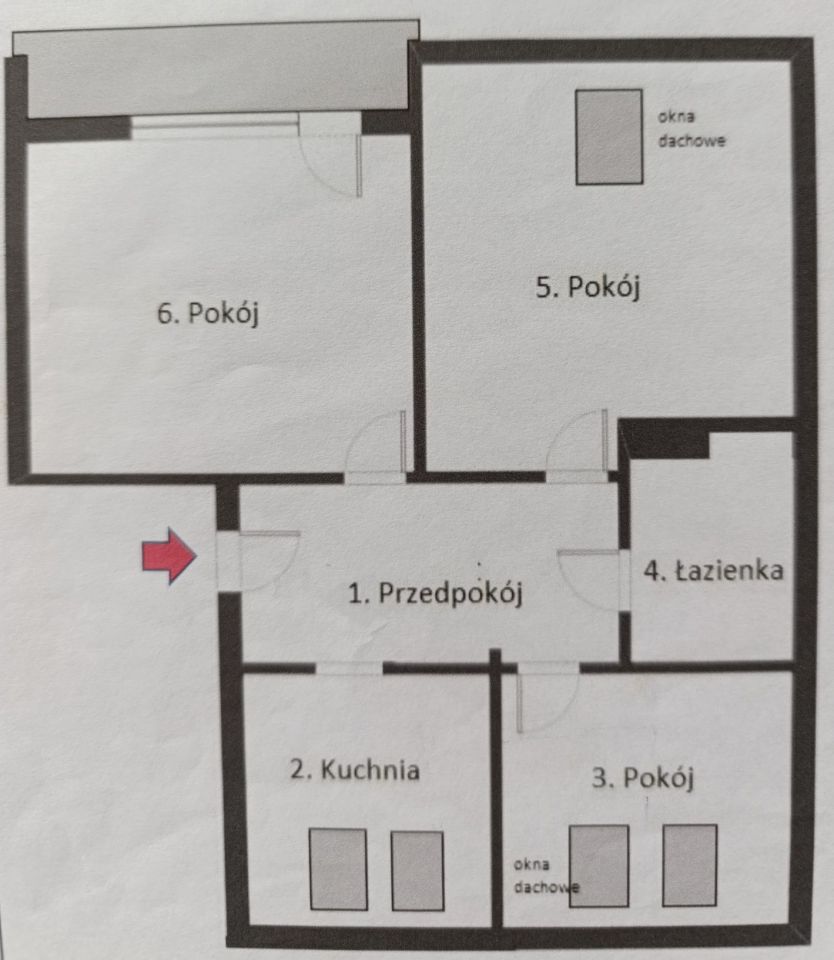 Mieszkanie 3-pokojowe Nakło. Zdjęcie 5