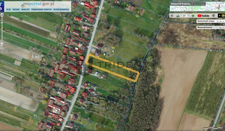 Działka budowlana Dąbrowice