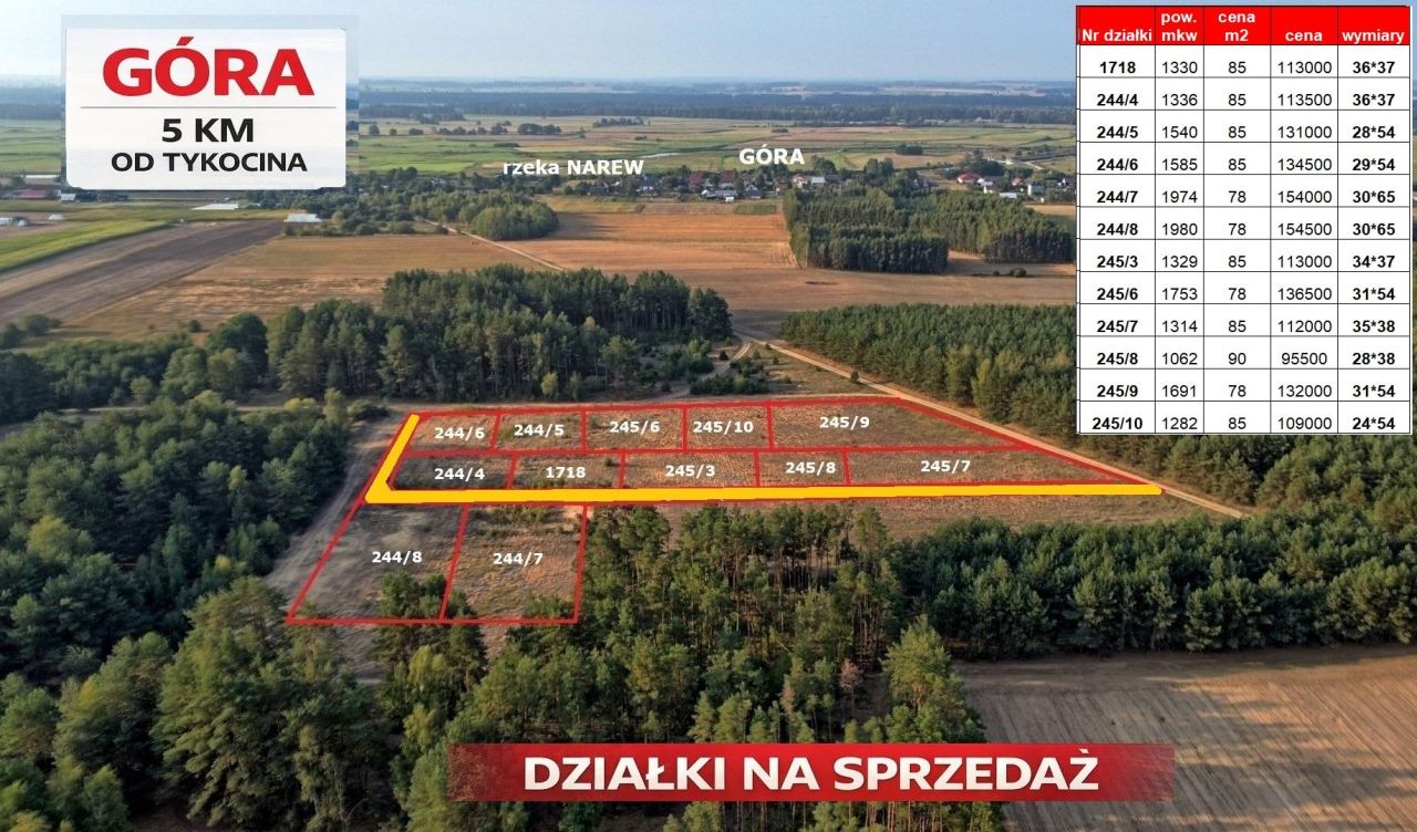 Działka budowlana Góra. Zdjęcie 1