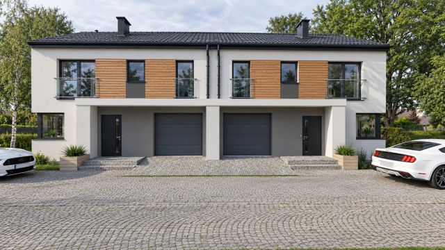 bliźniak, 4 pokoje Pieńsk, ul. Bolesława Chrobrego. Zdjęcie 1