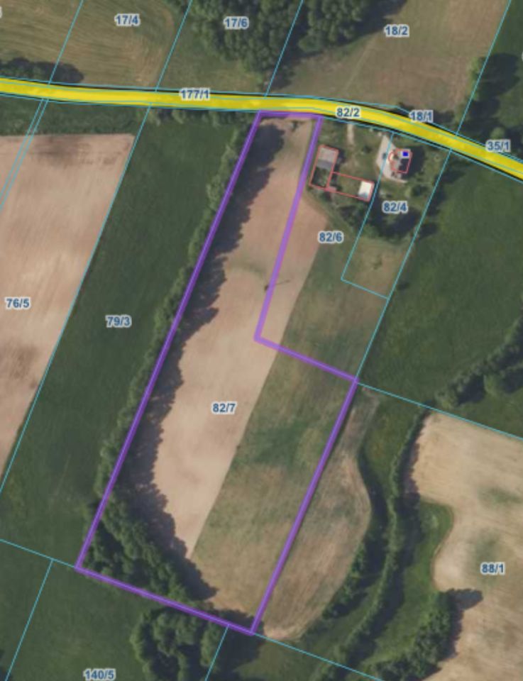 Działka rolna Krejwiany. Zdjęcie 1