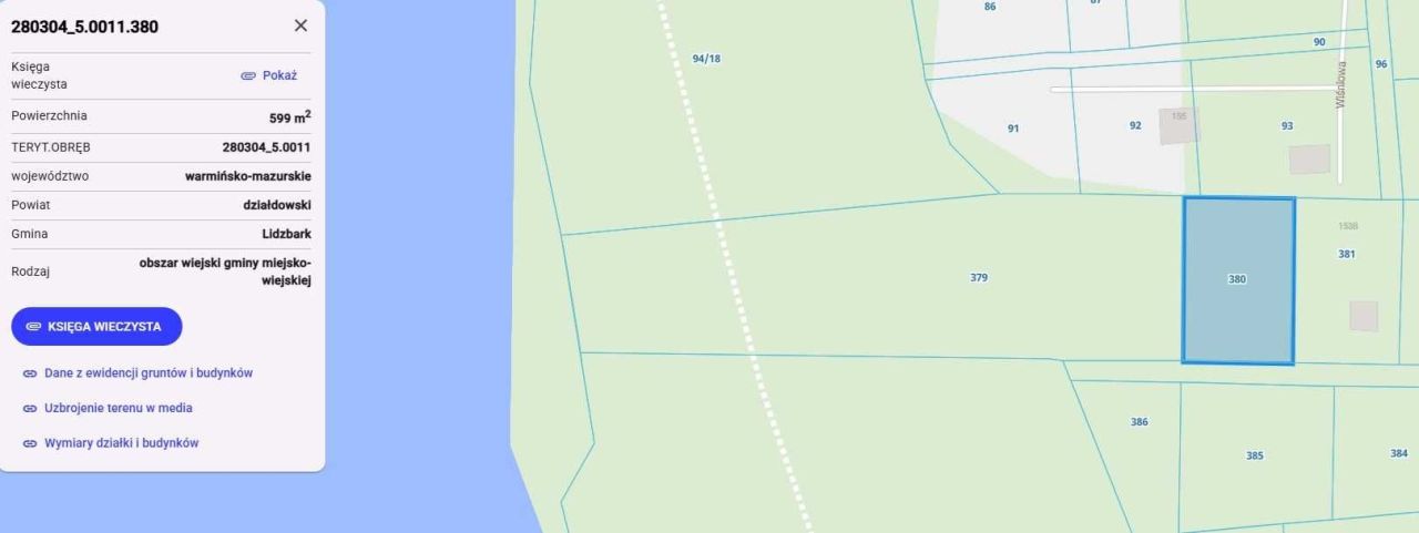 Działka budowlana Kiełpiny. Zdjęcie 3