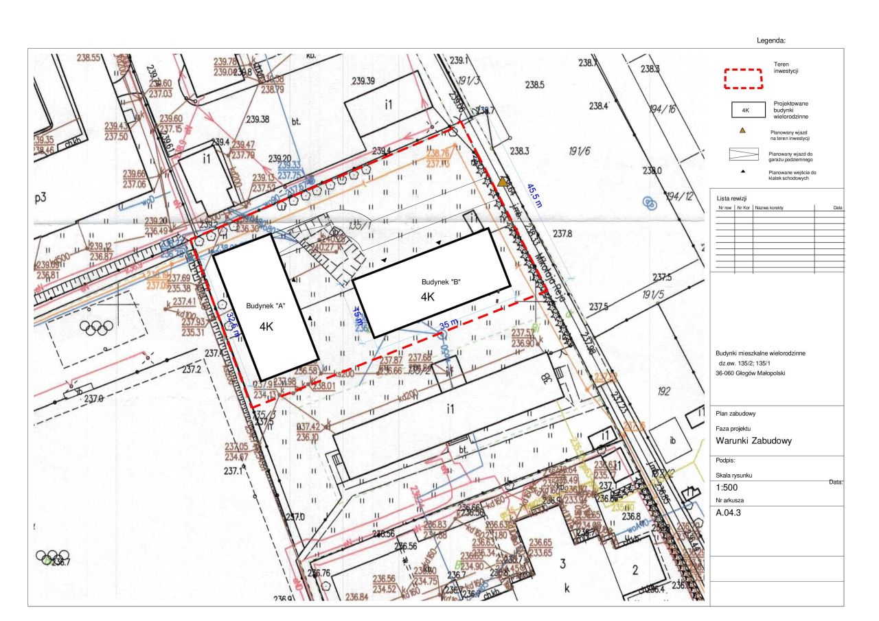 Działka budowlana Głogów Małopolski